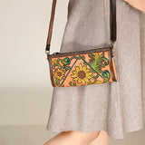 American Darling Clutch Hand Tooled Genuine Leather Western Women Bag Handbag Purse | Purses for Cute