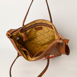 American Darling Tote Hand Tooled Saddle Blanket Genuine Leather Women Bag Western Handbag Purse