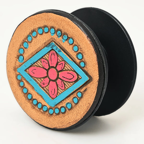 American Darling Hand Tooled Painted Floral Popsockets for Phone Grip by Hilason – Cowboy and equestrian accessories