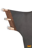 S To Xl Hilason Bull Riding Chinks Chaps Adult Pro Rodeo Bronc Leather Brown