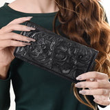 American Darling Wallet Hand Tooled Genuine Leather Women Bag Western Handbag Purse