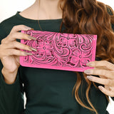 American Darling Wallet Hand Tooled Genuine Leather Western Women Purse | Women Wallet | Wristlet Wallet | Travel Wallet | Leather Wallet | Clutch Wallet | Clutch for Women