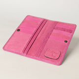 American Darling Wallet Hand Tooled Genuine Leather Women Bag Western Handbag Purse