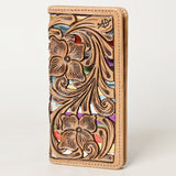 American Darling Wallet Hand Tooled Genuine Leather Women Bag Western Handbag Purse