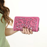 American Darling Wallet Hand Tooled Genuine Leather women bag western handbag purse