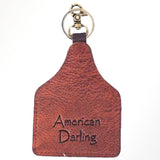 American Darling ADKRM117 Hair-On Genuine Leather Keyring