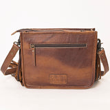 American Darling ADBG1322A Hand Tooled Hair-On Genuine Leather Women Bag Western Handbag Purse
