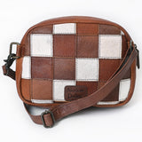 American Darling ADBG1323 Hand Tooled Hair-On Genuine Leather Women Bag Western Handbag Purse