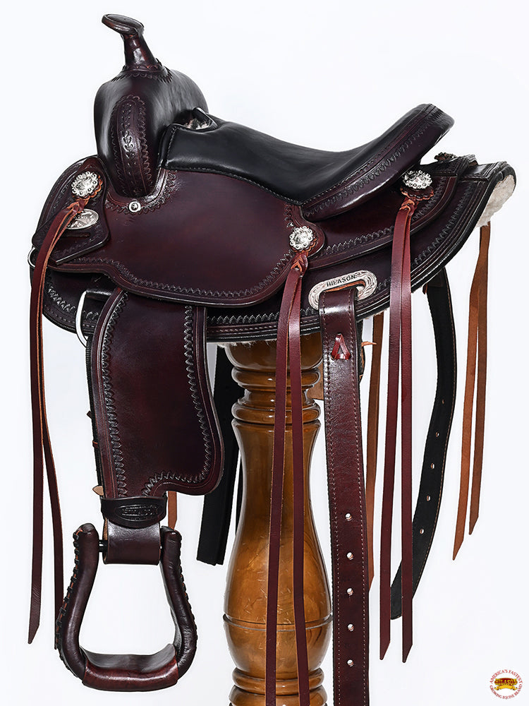 Hilason Western Horse Kids Youth Children Trail Genuine Leather Saddle ...