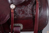 15 In HILASON Western Horse Treeless Saddle Genuine Leather Trail Dark Brown