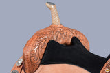 HILASON Western Horse Saddle Genuine Leather Barrel Flex Tree Trail