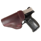 American Tanner by Hilason Hand Made Leather IWB Holster | Fits Glock 17 19 19X 22 26 43 43X 45 | Sig P229 | Taurus GC3 | Canik TP9 Elite | S&W M&P Shield | Plus All Similar Sized Handguns