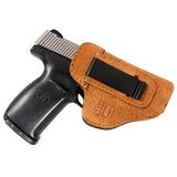 American Tanner by Hilason Hand Made Leather IWB Holster - Made in USA - Fits Glock 42 | Kahr CM9, MK9, P9 | Sig P365 | Ruger LC9, LC9s | Springfield Hellcat and More