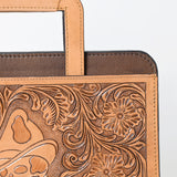 American Darling Briefcase Hand Tooled Genuine Leather Women Bag Western Handbag Purse