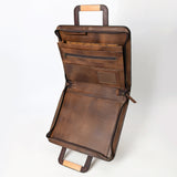 American Darling Briefcase Hand Tooled Genuine Leather Women Bag Western Handbag Purse