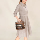 American Darling Jewelry case Hand Tooled Hair On Genuine Leather Women Bag Western Handbag Purse