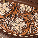 American Darling Jewelry case Hand Tooled Hair On Genuine Leather Women Bag Western Handbag Purse