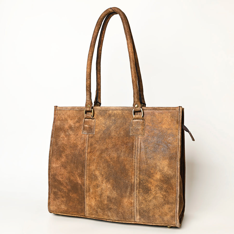American Darling Western Leather Tote Bag Full Grain Genuine Leather - Uhorse