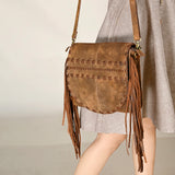 American Darling Crossbody Full Grain Genuine Leather Women Bag Western Handbag Purse