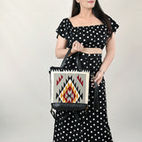 American Darling Tote Saddle Blanket Genuine Leather Women Bag Western Handbag Purse |
