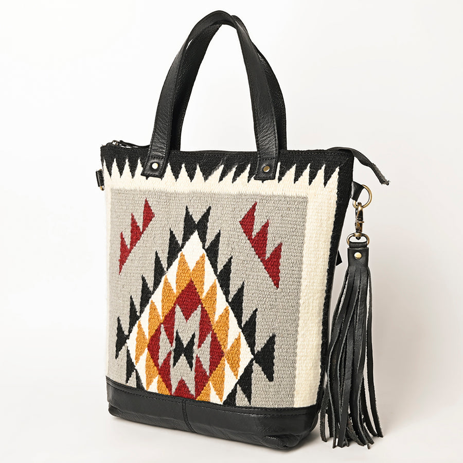 American Darling Tote Saddle Blanket Genuine Leather Women Bag Western Handbag Purse - Uhorse
