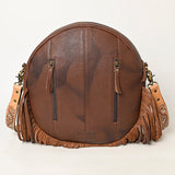 American Darling ADBGA486 Hand Tooled Saddle Blanket Genuine Leather Women Bag Western Handbag Purse