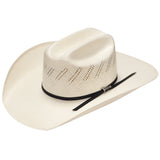 7 M&F W. Cowboy Hat Adult Shantung Vent Natural by Hilason – Cowboy and equestrian accessories