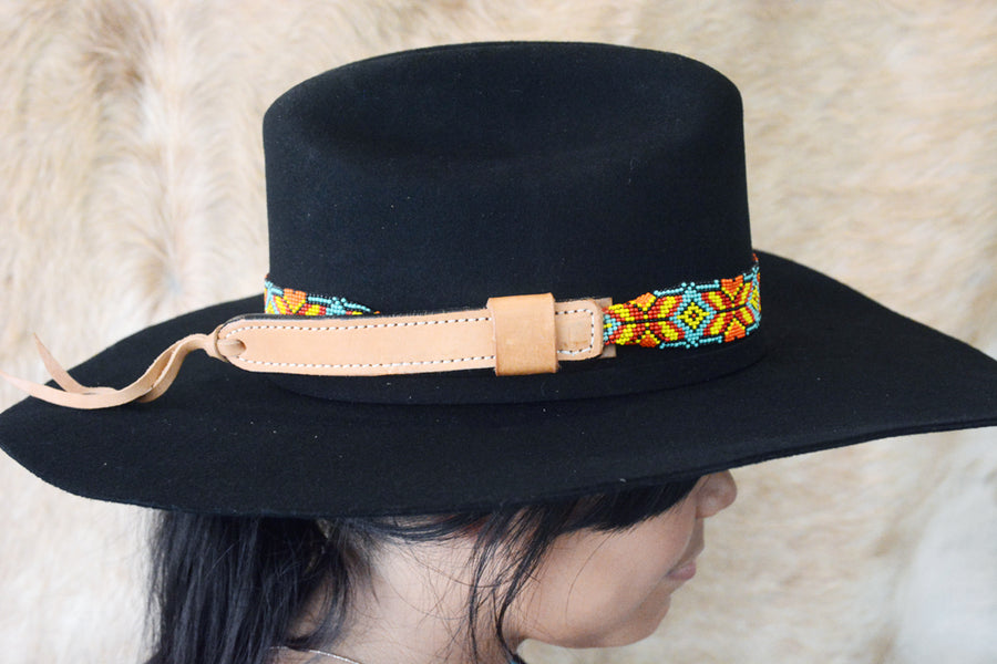 HILASON Beaded American Style Western Cowgirl Handmade Hatband | Hat Band Women Cowboy Headbands for Bands