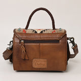 American Darling Briefcase Saddle Blanket Hair On Genuine Leather women bag western handbag purse