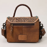 American Darling Briefcase Saddle Blanket Hair On Genuine Leather women bag western handbag purse