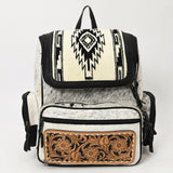 American Darling ADBG860D Backpack Hand Tooled Saddle Blanket Genuine Leather Women Bag Western Handbag Purse