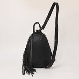 American Darling Sling Saddle Blanket Fabric Genuine Leather Western Women Bag |Sling Bag | Leather Sling Bag | Sling Bag for Women