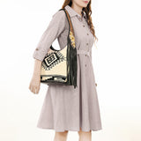 ADBG1390A American Darling Hand Tooled Saddle Blanket Genuine Leather Women Bag Western Handbag Purse