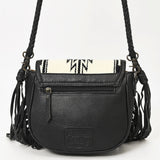 American Darling ADBG1392A Messenger Saddle Blanket Genuine Leather Women Bag Western Handbag Purse