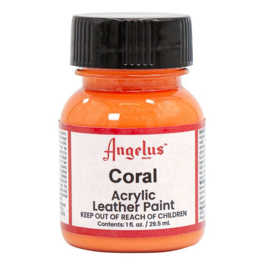 Coral acrylic leather paint bottle - Uhorse