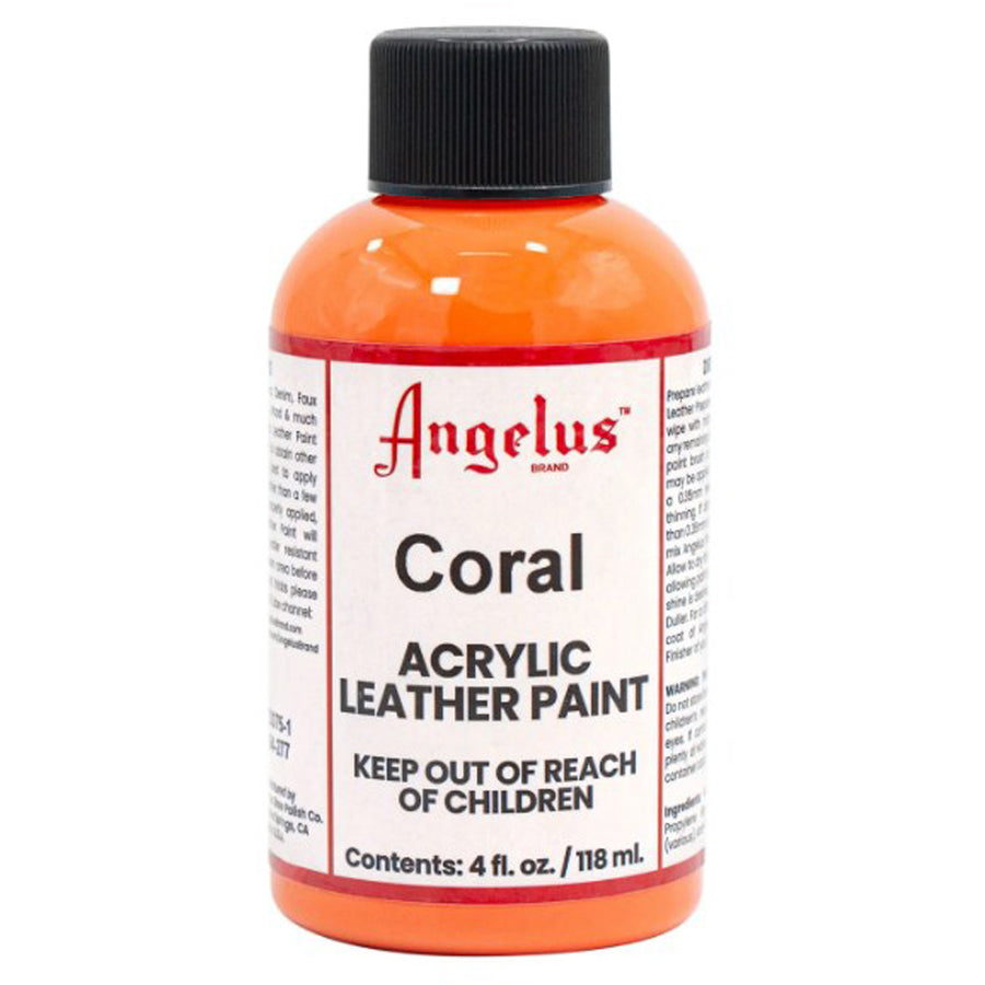 Coral acrylic leather paint bottle - Uhorse