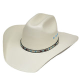 Lone Star Canvas Truman Silver With Tribal Leather Band Children'S Hat Natural