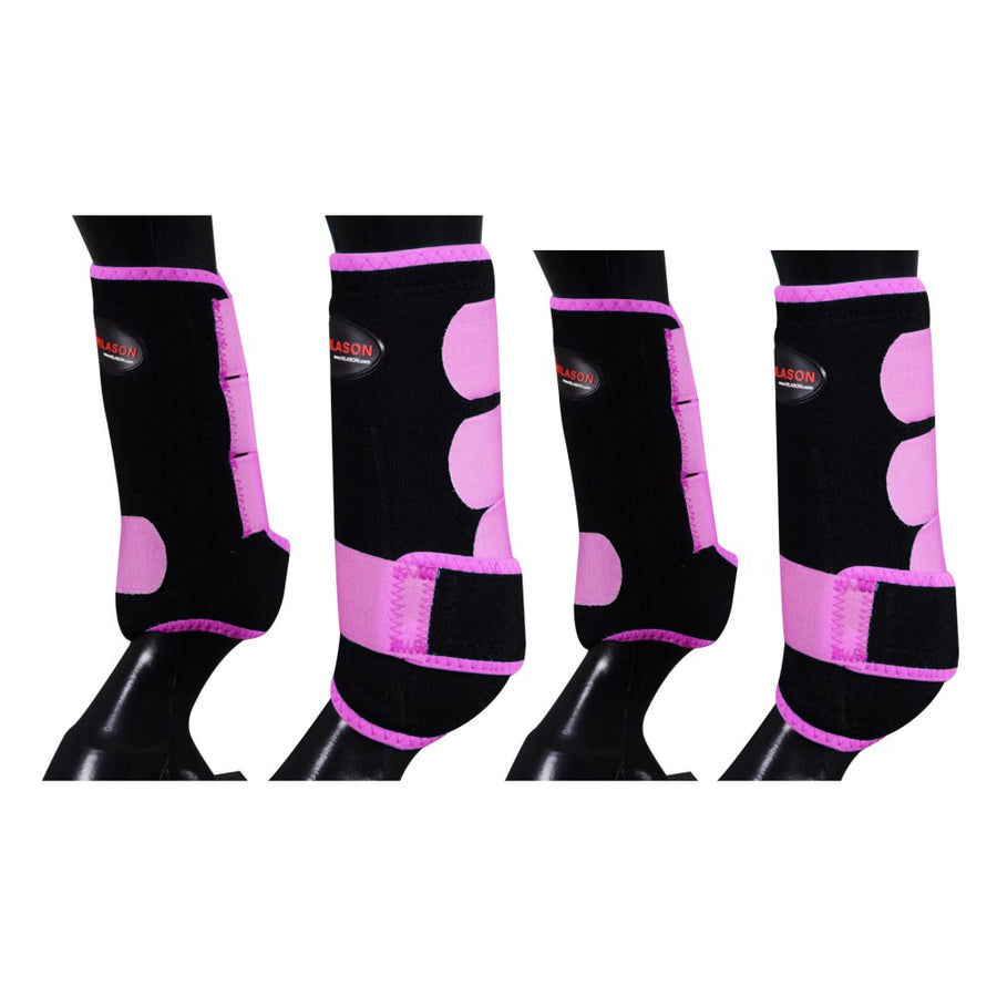 HILASON L M S H. Front Rear Hind Leg Sport Boot 2pk | 4pk | H. Leg by Hilason – Cowboy and equestrian accessories