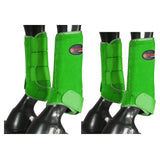 HILASON L M S Horse Front Rear Hind Leg Sport Boots 2 Pack | 4 Pack | Horse Leg Boots | Horse Jumping Boots | Horse Sport Boots