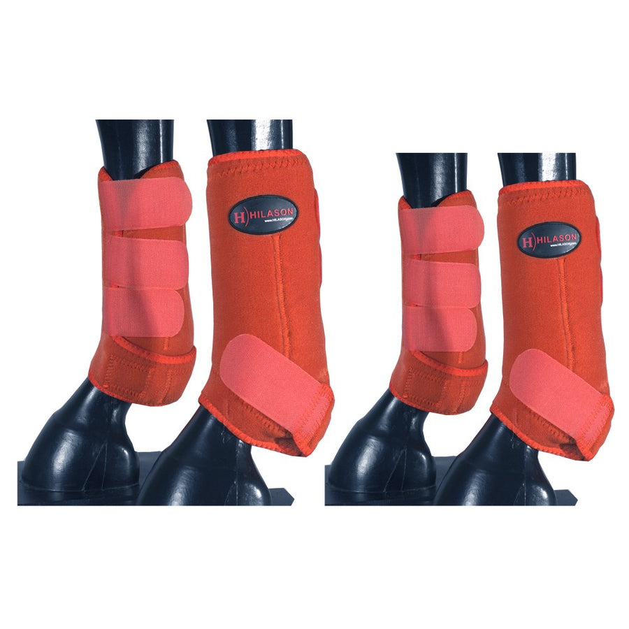 HILASON L M S H. Front Rear Hind Leg Sport Boot 2pk | 4pk | H. Leg by Hilason – Cowboy and equestrian accessories