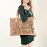 American Darling Tote Hand Tooled Genuine Leather Western Women Bag Handbag Purse | Travel Bags