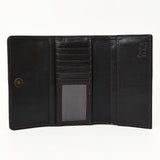 American Darling Wallet Hand Tooled Genuine Leather Western Women Bag | Handbag Purse Wristlet Travel Clutch