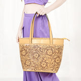 American Darling Tote Hand Tooled Genuine Leather Western Women Bag Handbag Purse | Travel Bags College Casual