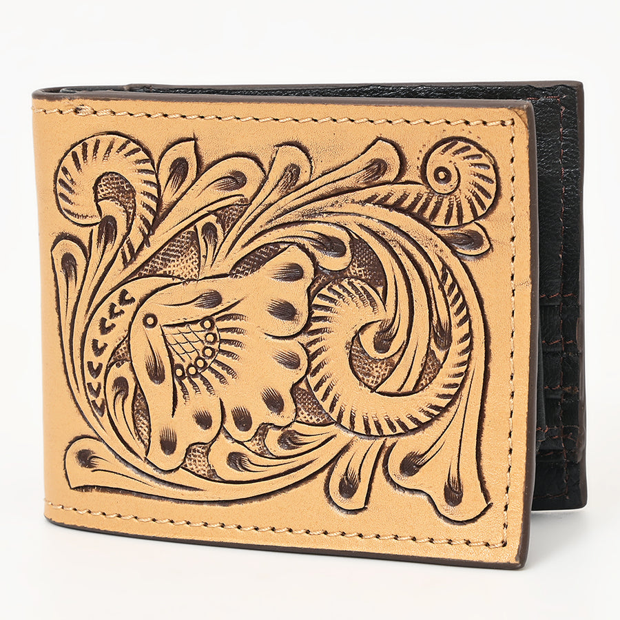 American Darling Wallet Hand Tooled Genuine Leather Western Women Bag | Handbag Purse Wristlet Travel - Uhorse