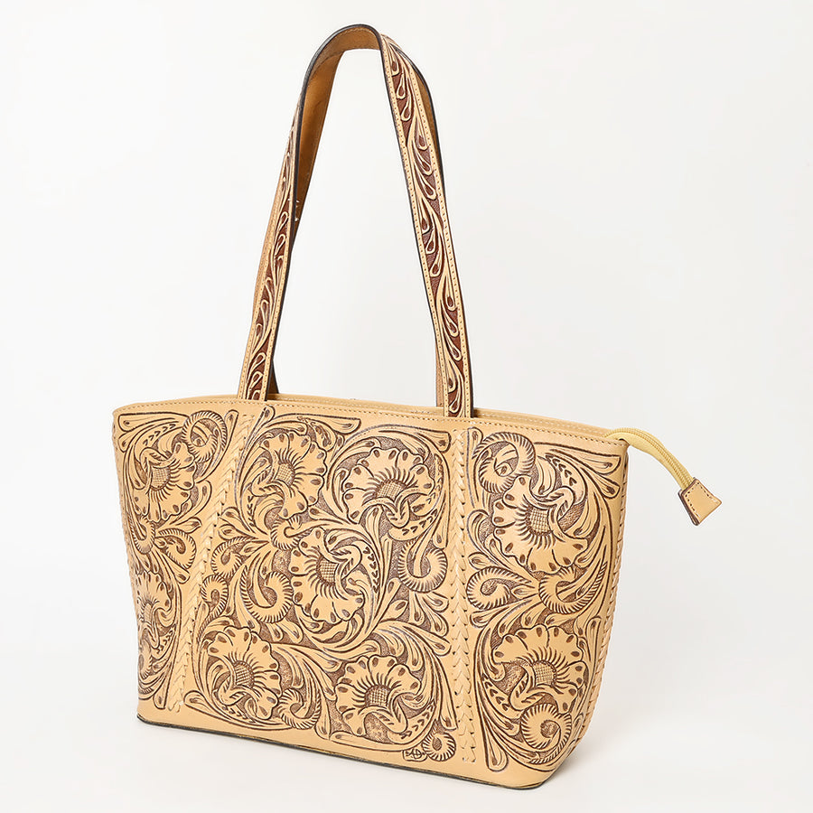 American Darling Tote Hand Tooled Genuine Leather Western Women Bag Handbag Purse | Travel Bags - Uhorse