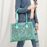 American Darling Tote Hand Tooled Genuine Leather Women Bag Western Handbag Purse | Travel Bags