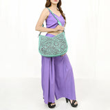 American Darling Hobo Hand Tooled Genuine Leather Western Women Bag | Handbag Purse Bags