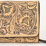 American Darling Clutch Hand Tooled Genuine Leather Western Women Bag Handbag Purse