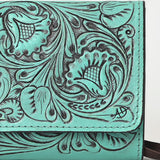 American Darling Clutch Hand Tooled Genuine Leather Women Bag W.