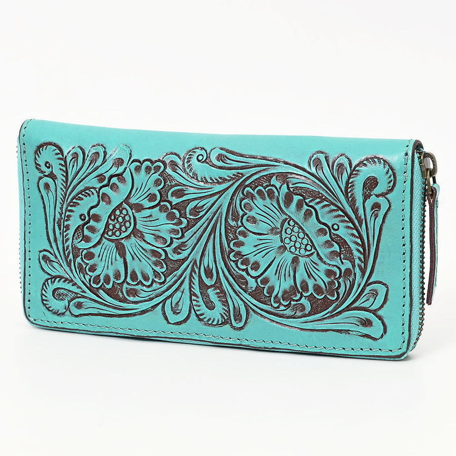 American Darling Clutch Hand Tooled Genuine Leather Western Women Bag Handbag Purse | Purses for Cute - Uhorse